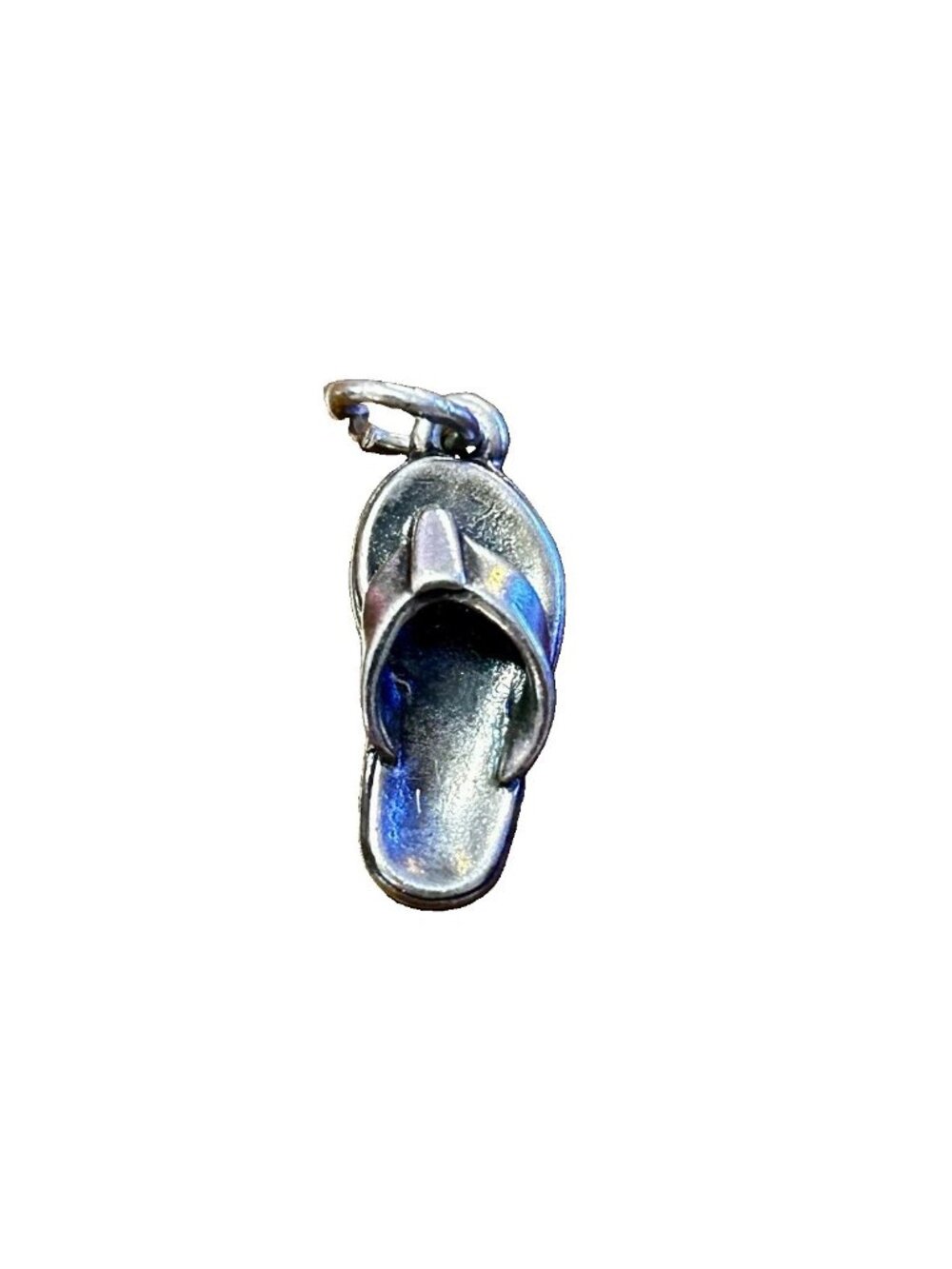 James Avery Sterling Silver Flip Flop Sandal Charm Retired cut loop